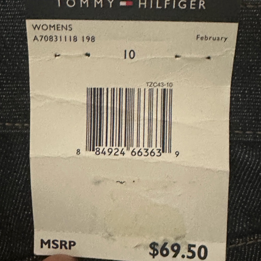 NWT Tommy Hilfiger Bootcut Jeans Size 10 - Picture 6 of 6